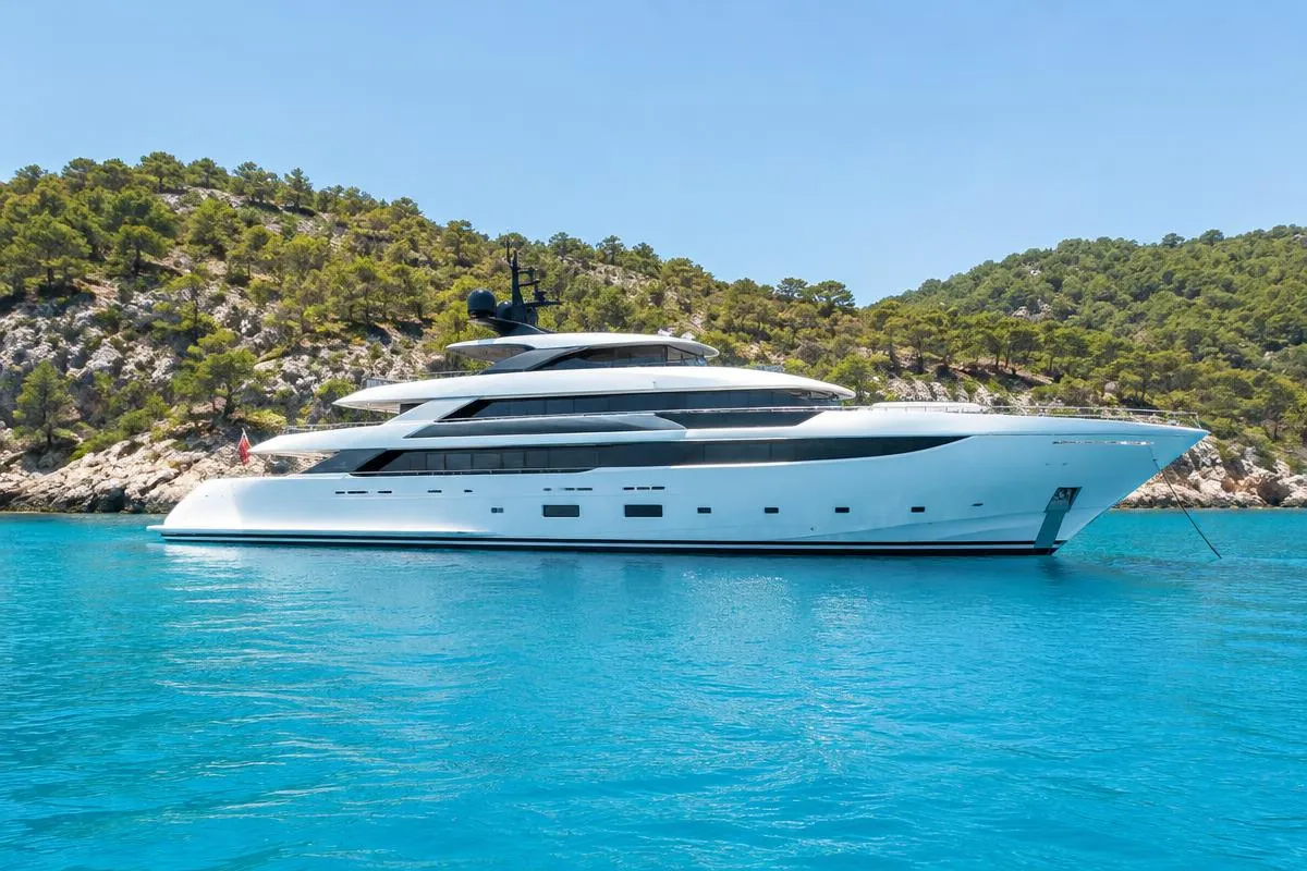 Azure luxury motor yacht
